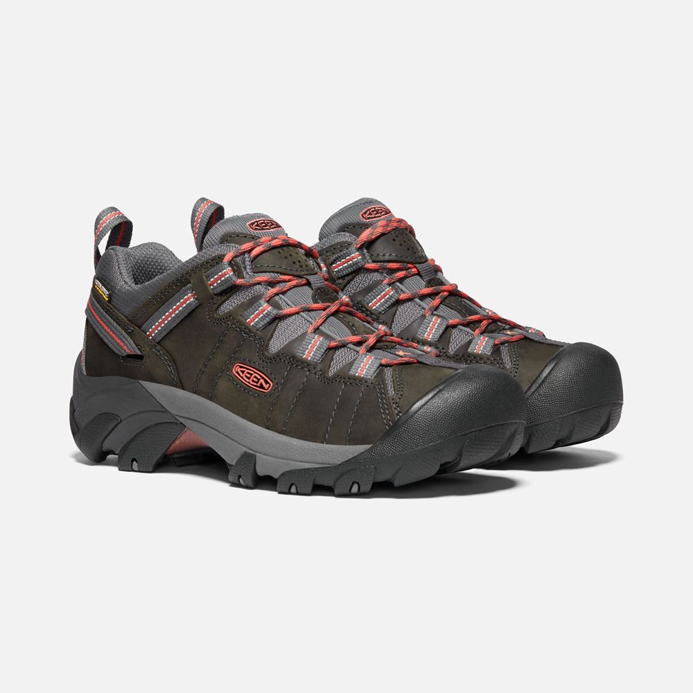 Keen Wandelschoenen Dames Zwart Bruin - Targhee Ii Waterproof - 16305-VKEQ